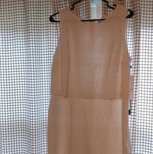 Cotton lace popover sundress